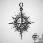 Tattoo sketch dog tags and a star, tattoo fla… – tattoo sketch (№1760324930_0, 13.10.2025 03:08) — tattoovalue.net
