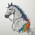 Tattoo sketch bojack horseman silhouette, tat… – tattoo sketch (№1760325583_0, 13.10.2025 03:19) — tattoovalue.net