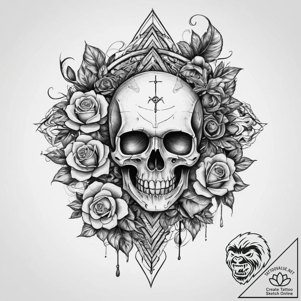 Tattoo sketch elegant tattoo, ink illustratio... - tattoo sketch (№1760326235_0, 13.10.2025 03:30) — tattoovalue.net