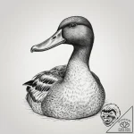 Tattoo sketch mallard, artistic tattoo sketch… – tattoo sketch (№1760326671_0, 13.10.2025 03:37) — tattoovalue.net