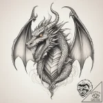 Tattoo sketch dragon’s lair, tattoo drawing o… – tattoo sketch (№1760327756_0, 13.10.2025 03:55) — tattoovalue.net