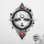 Tattoo sketch cosmic cosmos, tattoo line art,… – tattoo sketch (№1760328843_0, 13.10.2025 04:14) — tattoovalue.net