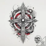 Tattoo sketch cosmic essence, tattoo sketch d… – tattoo sketch (№1760331246_0, 13.10.2025 04:54) — tattoovalue.net