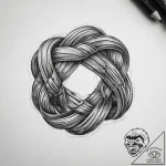 Tattoo sketch knot, tattoo sketch design, rea… – tattoo sketch (№1760331692_0, 13.10.2025 05:01) — tattoovalue.net