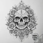 Tattoo sketch chimera, tattoo line art, chica… – tattoo sketch (№1760332123_0, 13.10.2025 05:08) — tattoovalue.net
