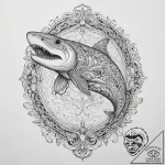 Tattoo sketch cookiecutter shark, tattoo line… – tattoo sketch (№1760332340_0, 13.10.2025 05:12) — tattoovalue.net