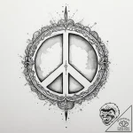 Tattoo sketch peace, tattoo drawing outline,… – tattoo sketch (№1760332557_0, 13.10.2025 05:15) — tattoovalue.net