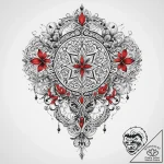 Tattoo sketch mystical spring, concept art fo… – tattoo sketch (№1760332991_0, 13.10.2025 05:23) — tattoovalue.net