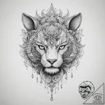 Tattoo sketch linework горы – tattoo sketch (№1760333425_0, 13.10.2025 05:30) — tattoovalue.net
