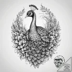 Tattoo sketch peacock tattoo, artistic tattoo… – tattoo sketch (№1760333643_0, 13.10.2025 05:34) — tattoovalue.net