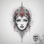 Tattoo sketch desire, tattoo line art, black… – tattoo sketch (№1760334521_0, 13.10.2025 05:48) — tattoovalue.net