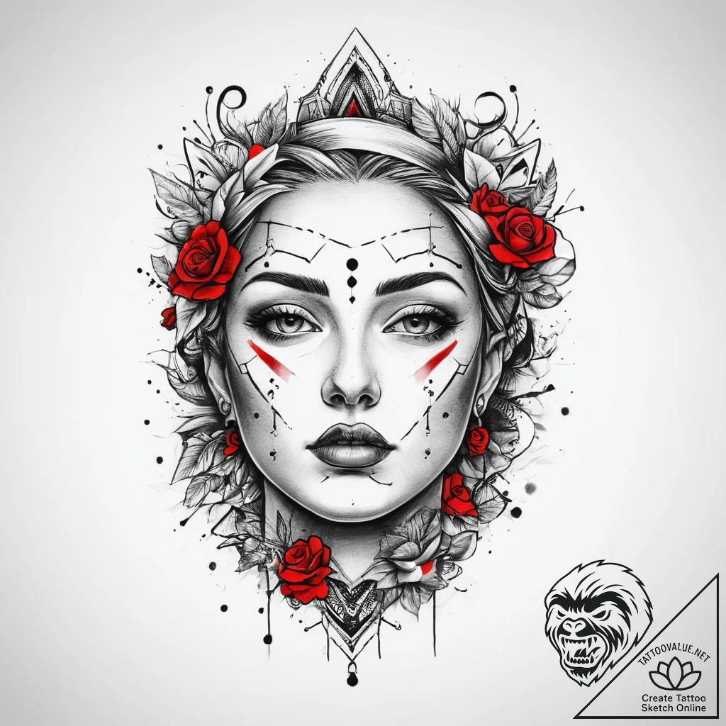 Tattoo sketch blessed hill, ink illustration... - tattoo sketch (№1760335392_0, 13.10.2025 06:03) — tattoovalue.net
