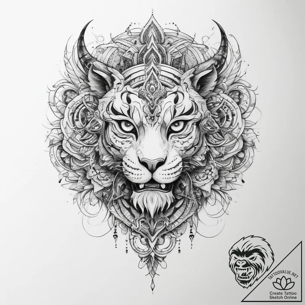 Tattoo sketch path - tattoo sketch (№1760336277_0, 13.10.2025 06:17) — tattoovalue.net
