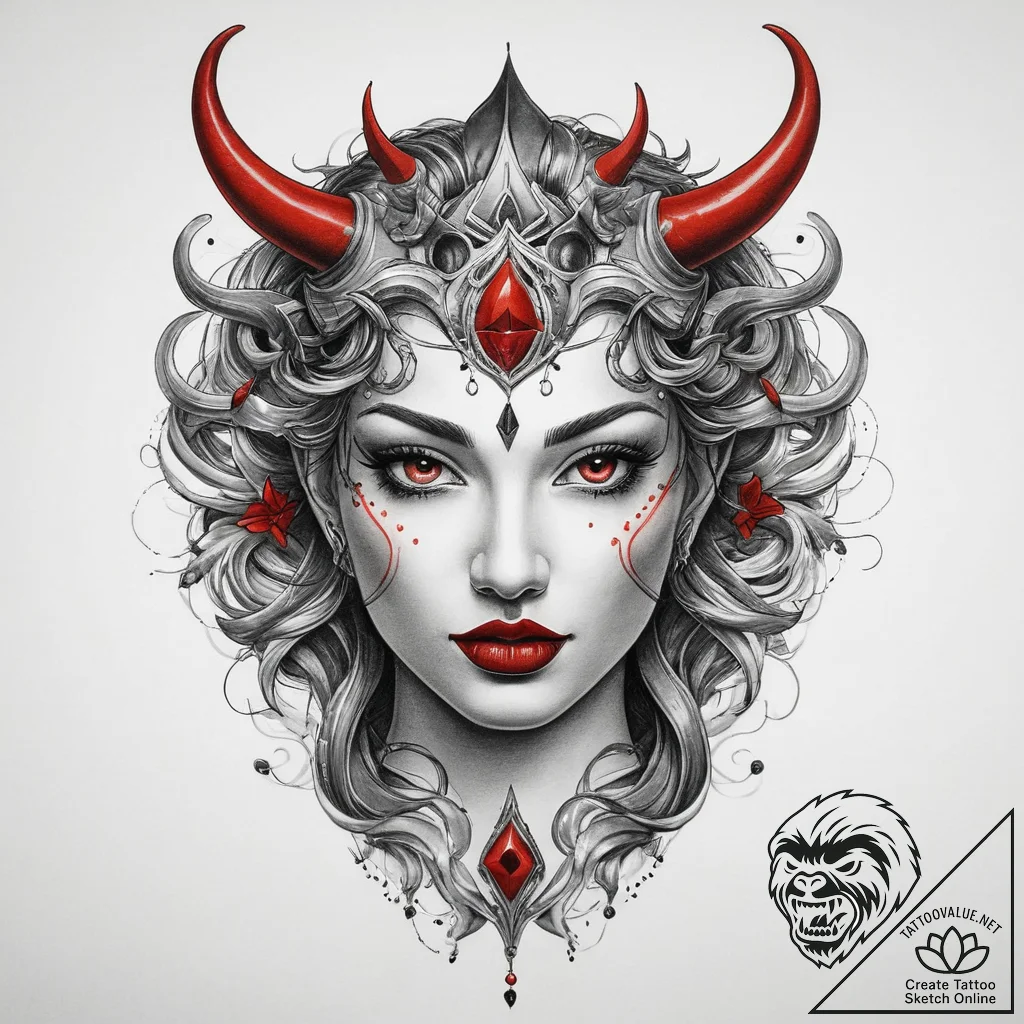 Tattoo sketch mythical tattoo, artistic tatto... - tattoo sketch (№1760338687_0, 13.10.2025 06:58) — tattoovalue.net