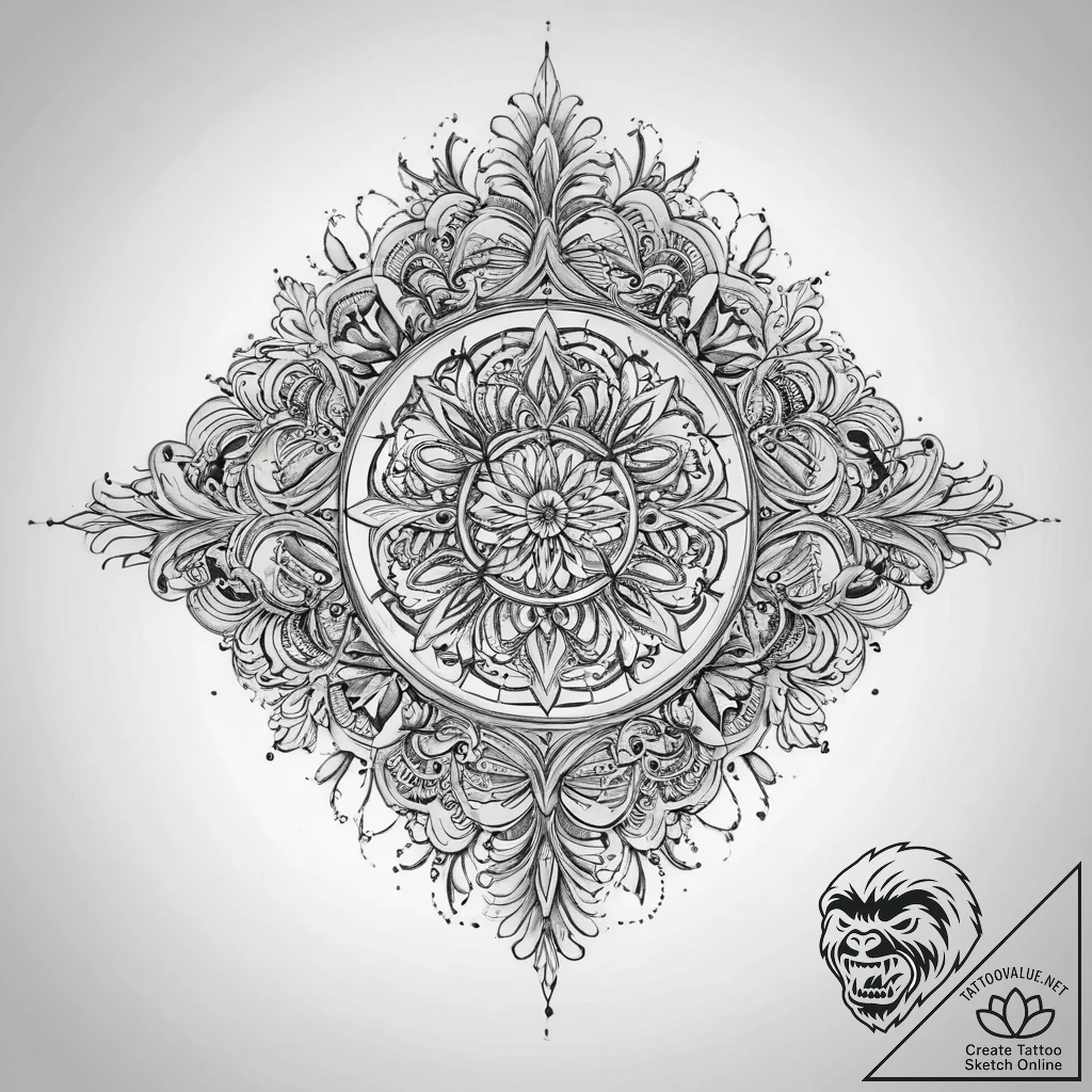 Tattoo sketch path, tattoo drawing outline, b... - tattoo sketch (№1760340971_0, 13.10.2025 07:36) — tattoovalue.net