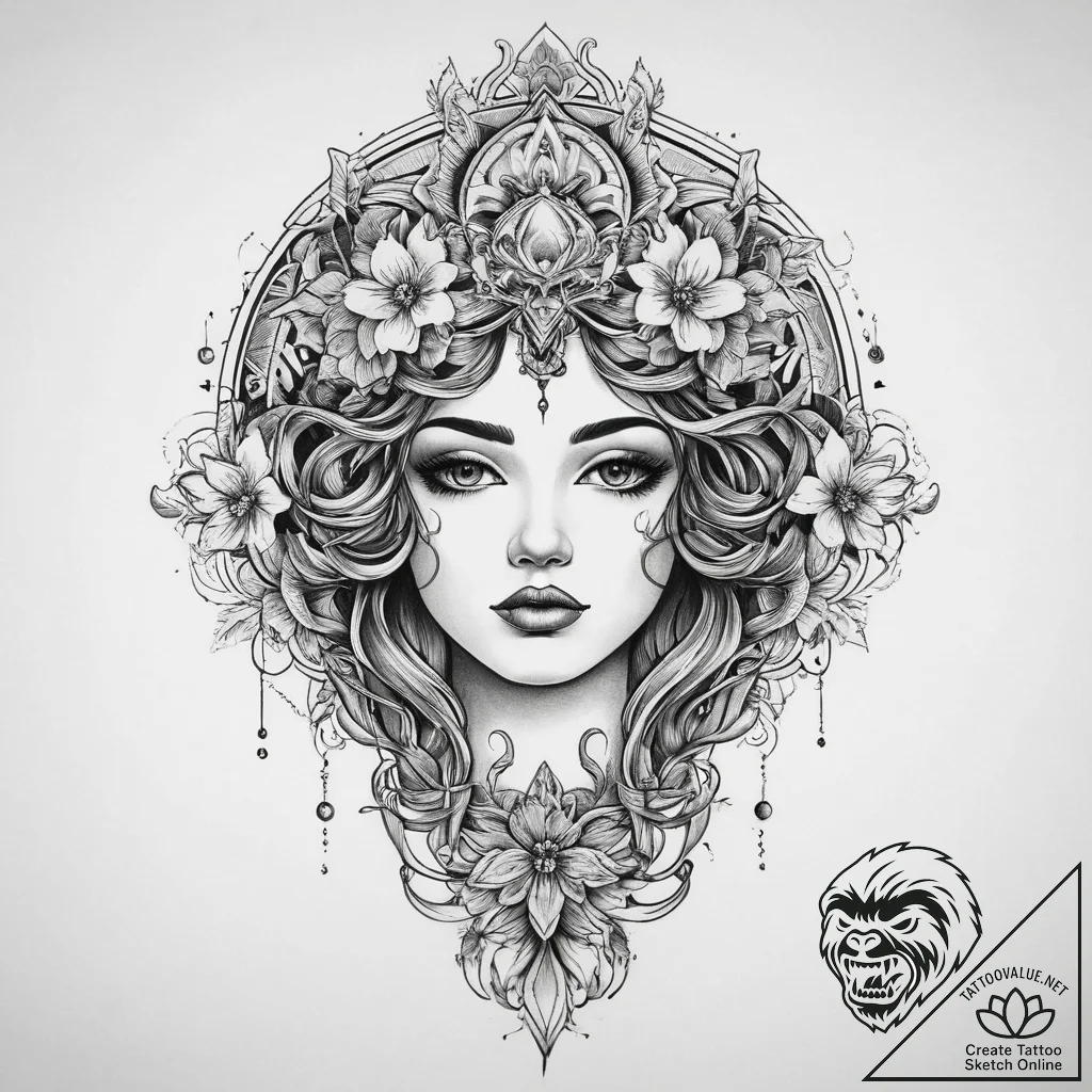 Tattoo sketch black, tattoo flash sheet desig... - tattoo sketch (№1760346416_0, 13.10.2025 09:06) — tattoovalue.net