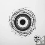 Tattoo sketch black hole – tattoo sketch (№1760347949_0, 13.10.2025 09:32) — tattoovalue.net