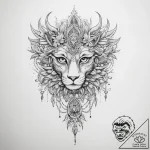 Tattoo sketch amber – tattoo sketch (№1760350776_0, 13.10.2025 10:19) — tattoovalue.net