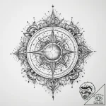 Tattoo sketch cosmic life – tattoo sketch (№1760351653_0, 13.10.2025 10:34) — tattoovalue.net