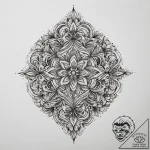Tattoo sketch amber, ink illustration for tat… – tattoo sketch (№1760352305_0, 13.10.2025 10:45) — tattoovalue.net