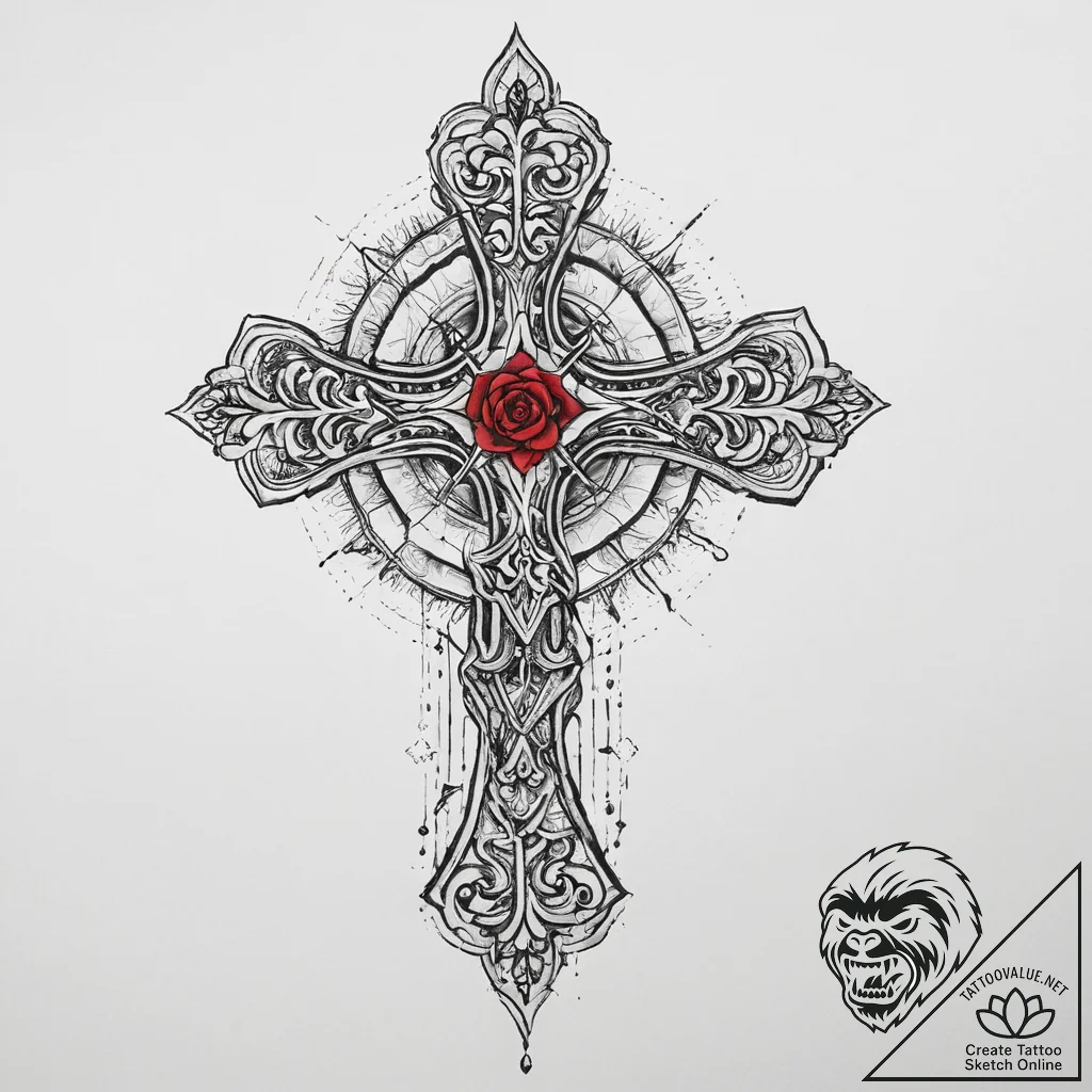 Tattoo sketch map, concept art for tattoo, on... - tattoo sketch (№1760356867_0, 13.10.2025 12:01) — tattoovalue.net