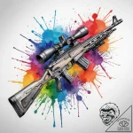 Tattoo sketch sniper rifle, artistic tattoo s… – tattoo sketch (№1760363156_0, 13.10.2025 13:45) — tattoovalue.net