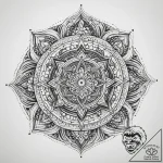 Tattoo sketch cosmic world, concept art for t… – tattoo sketch (№1760364246_0, 13.10.2025 14:04) — tattoovalue.net