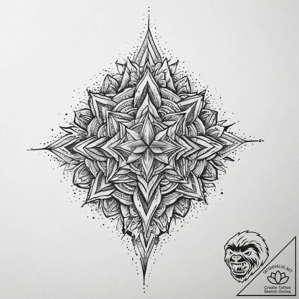 Tattoo sketch thread, concept art for tattoo,... - tattoo sketch (№1760364678_0, 13.10.2025 14:11) — tattoovalue.net