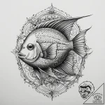 Tattoo sketch angelfish, tattoo flash sheet d… – tattoo sketch (№1760366628_0, 13.10.2025 14:43) — tattoovalue.net