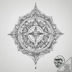 Tattoo sketch cosmic identity – tattoo sketch (№1760369238_0, 13.10.2025 15:27) — tattoovalue.net