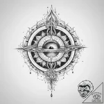 Tattoo sketch cosmic fount – tattoo sketch (№1760369887_0, 13.10.2025 15:38) — tattoovalue.net