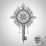 Tattoo sketch key, tattoo drawing outline, fi… – tattoo sketch (№1760373807_0, 13.10.2025 16:43) — tattoovalue.net