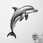 Tattoo sketch dolphin – tattoo sketch (№1760375122_0, 13.10.2025 17:05) — tattoovalue.net