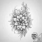 Tattoo sketch ornamental цветочный узор, tatt… – tattoo sketch (№1760376424_0, 13.10.2025 17:27) — tattoovalue.net
