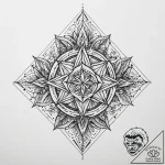 Tattoo sketch elemental core, tattoo line art… – tattoo sketch (№1760376858_0, 13.10.2025 17:34) — tattoovalue.net