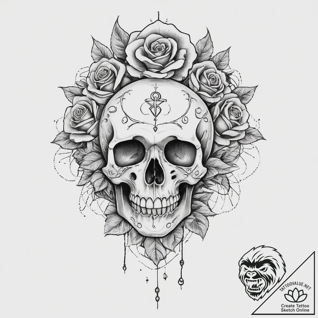 Tattoo sketch sharp, tattoo line art, black o... - tattoo sketch (№1760377290_0, 13.10.2025 17:41) — tattoovalue.net