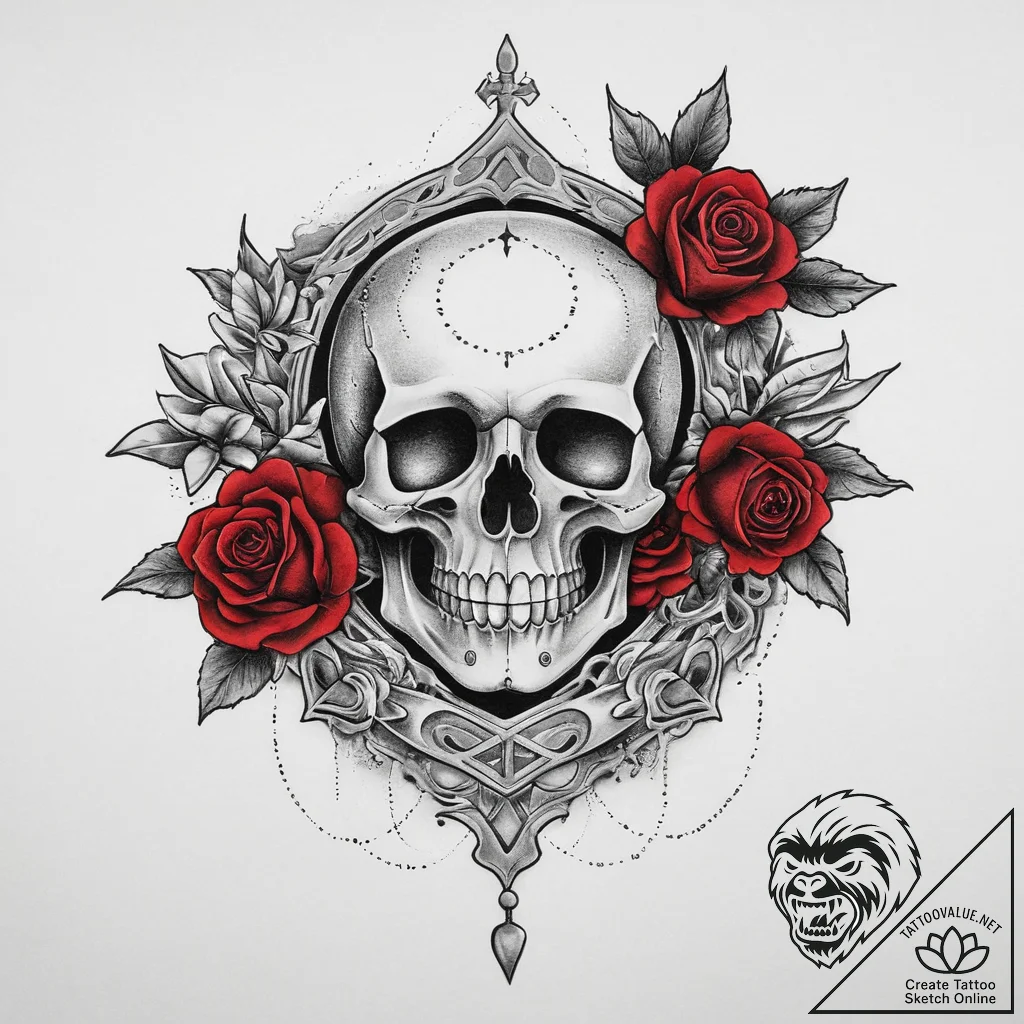 Tattoo sketch ruby, tattoo flash sheet design... - tattoo sketch (№1760379466_0, 13.10.2025 18:17) — tattoovalue.net