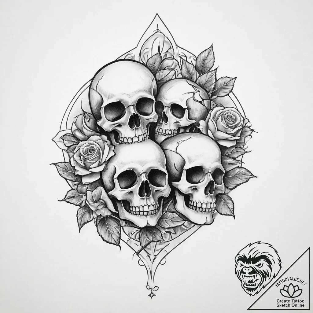 Tattoo sketch abstract фигуры, ink illustrati... - tattoo sketch (№1760382951_0, 13.10.2025 19:15) — tattoovalue.net