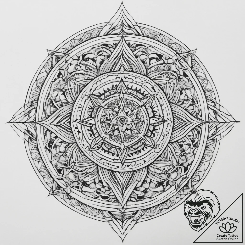 Tattoo sketch gothic демоны, artistic tattoo... - tattoo sketch (№1760384683_0, 13.10.2025 19:44) — tattoovalue.net