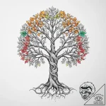 Tattoo sketch bodhi tree, tattoo flash sheet… – tattoo sketch (№1760385768_0, 13.10.2025 20:02) — tattoovalue.net