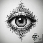 Tattoo sketch spiritual eye, tattoo drawing o… – tattoo sketch (№1760386651_0, 13.10.2025 20:17) — tattoovalue.net