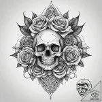 Tattoo sketch white, tattoo flash sheet desig… – tattoo sketch (№1760389909_0, 13.10.2025 21:11) — tattoovalue.net