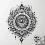 Tattoo sketch aura, tattoo flash sheet design… – tattoo sketch (№1760390570_0, 13.10.2025 21:22) — tattoovalue.net