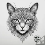 Tattoo sketch cat, tattoo flash sheet design,… – tattoo sketch (№1760393834_0, 13.10.2025 22:17) — tattoovalue.net