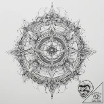 Tattoo sketch cosmic fable, tattoo flash shee… – tattoo sketch (№1760394483_0, 13.10.2025 22:28) — tattoovalue.net