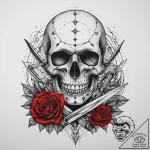 Tattoo sketch soldier with a scissors, tattoo… – tattoo sketch (№1760394918_0, 13.10.2025 22:35) — tattoovalue.net