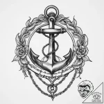 Tattoo sketch delicate chain tattoo, artistic… – tattoo sketch (№1760395790_0, 13.10.2025 22:49) — tattoovalue.net