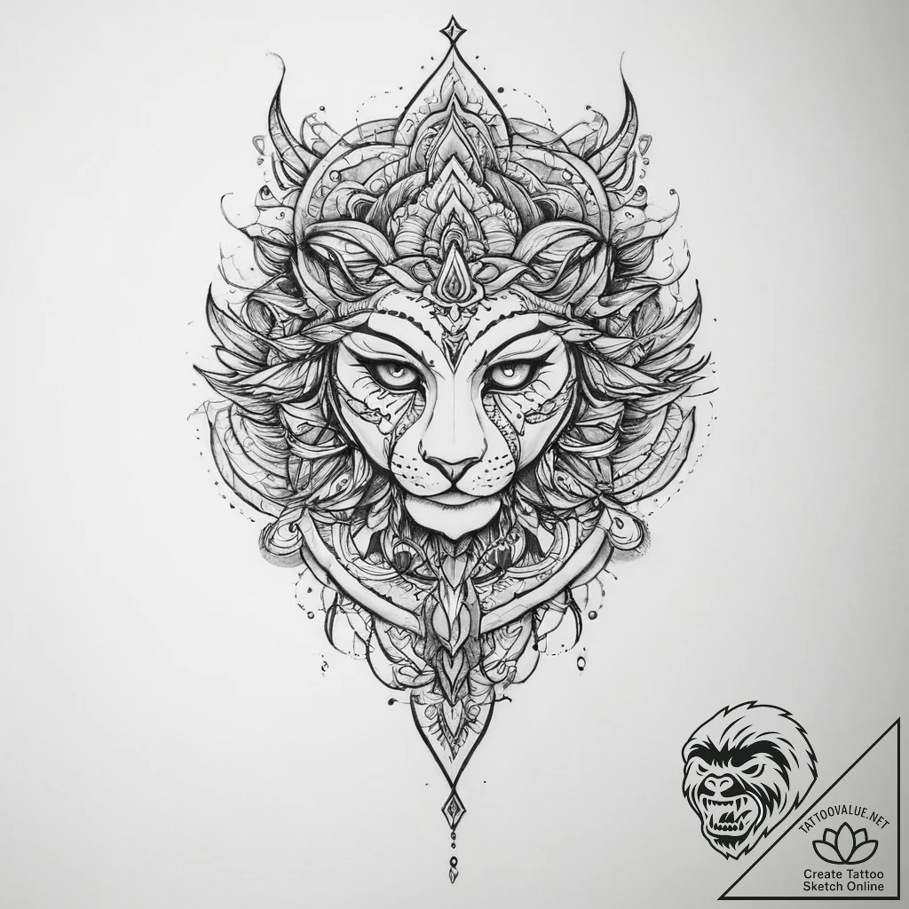 Tattoo sketch orange - tattoo sketch (№1760398199_0, 13.10.2025 23:29) — tattoovalue.net
