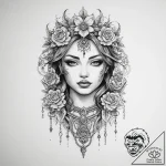 Tattoo sketch ceramic – tattoo sketch (№1760398635_0, 13.10.2025 23:37) — tattoovalue.net