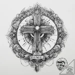 Tattoo sketch cosmic foundation, ink illustra… – tattoo sketch (№1760399070_0, 13.10.2025 23:44) — tattoovalue.net